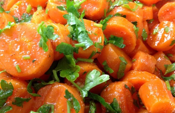 Cooked carrot salad