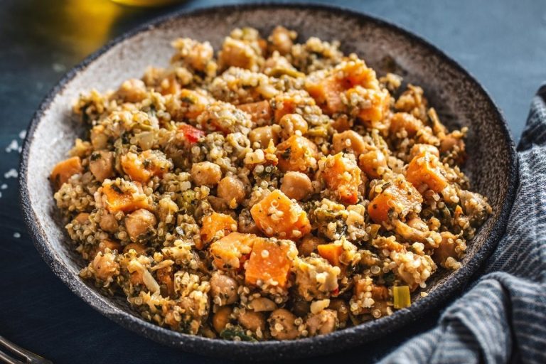 Quinoa and sweet potato salad