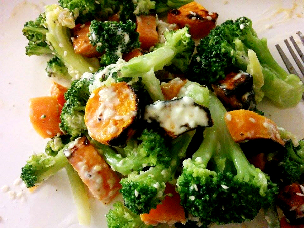 broccoli and potato salad