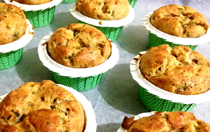 zucchini muffins spelled flour