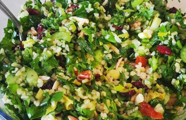 bulgur-cranberry-salad