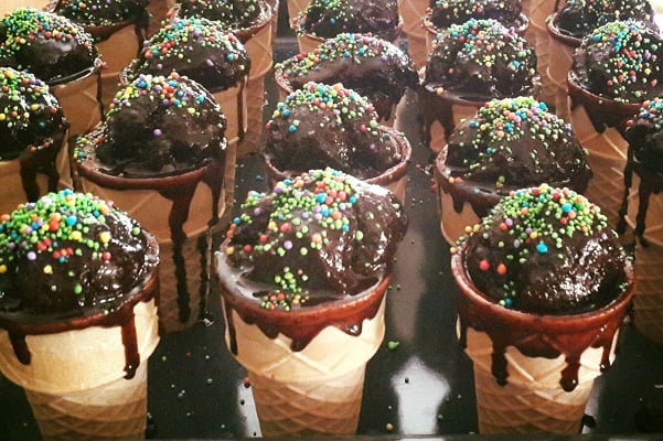 chocolate-cake-in-ice-cream-cones
