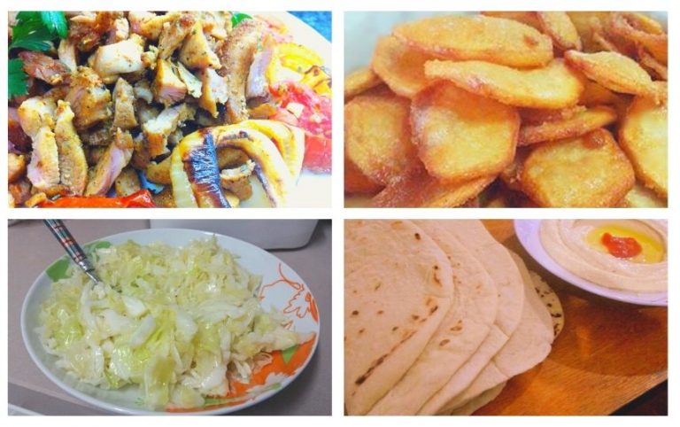 homemade-shawarma-meal