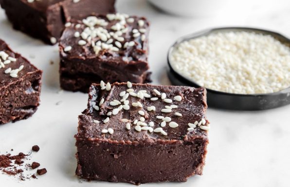 Chocolate Tahini Fudge-min