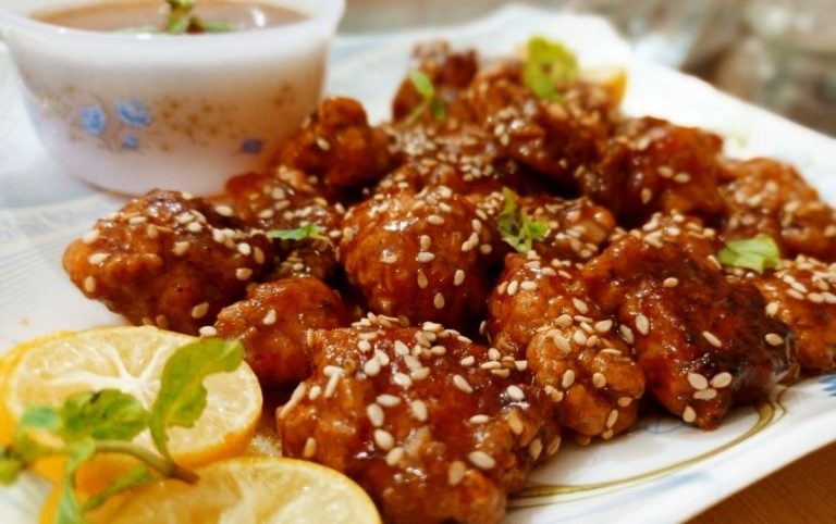 Honey garlic chicken