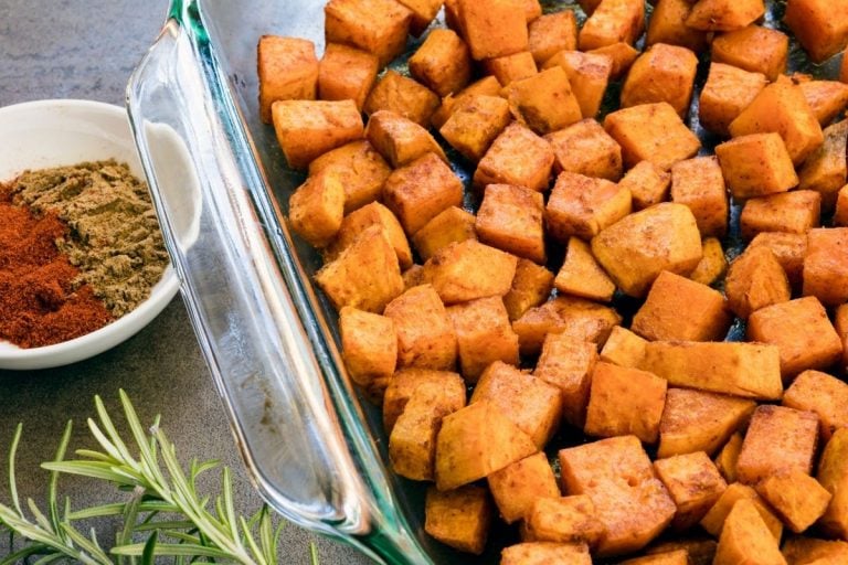 roasted-sweet-potato-cubes
