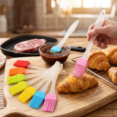 מברשת סיליקון רב-שימושית למריחת שמן, אפייה וגריל - למרינדה וזיגוג מושלם