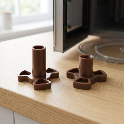 ציר אוניברסלי לצלחת מיקרוגל - פתרון לסיבוב וחימום אחיד