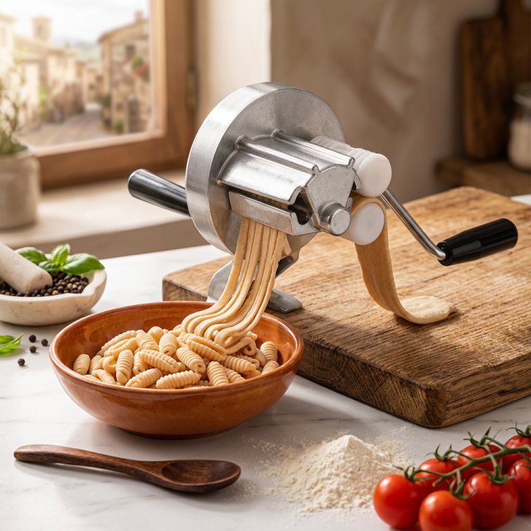 מכונת פסטה ידנית להכנת פסטה ביתית, ניוקי וכיסונים - המדריך שלכם לאיטליה במטבח