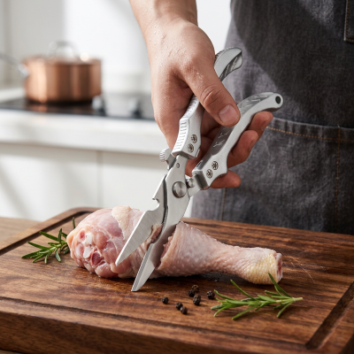 מספרי מטבח מקצועיים מפלדת אל-חלד לפירוק עוף ודגים - חזקים וחדים במיוחד