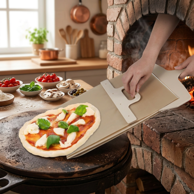 מרדת פיצה מתגלגלת מקצועית – משטח החלקה לאפייה ללא הדבקה