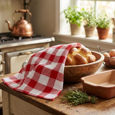 מגבות מטבח כותנה בטקסטורת וופל - סופגות במיוחד ומתייבשות במהירות