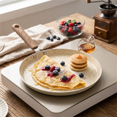 מחבת קרפ ופנקייק Non-stick מעוצבת - מתאימה גם לאינדוקציה