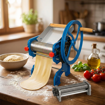 מכונת פסטה ידנית מקצועית JZSY - לרידוד וחיתוך אטריות טריות בקלות
