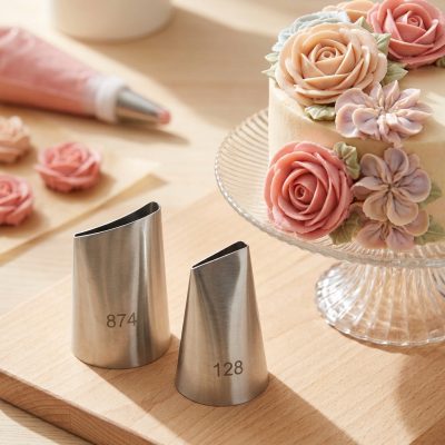 צנתר זילוף מקצועי ליצירת ורדים ועלי כותרת מנירוסטה – דגמים 128 & 874